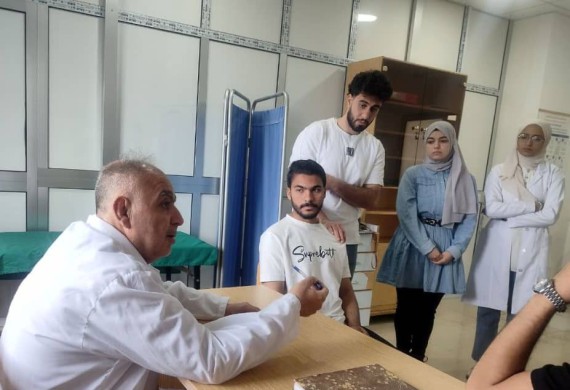 من أجواء برنامج التدريب السريري للفصل الربيعي٢٠٢٥_٢٠٢٦ لطلاب كلية الطب البشري